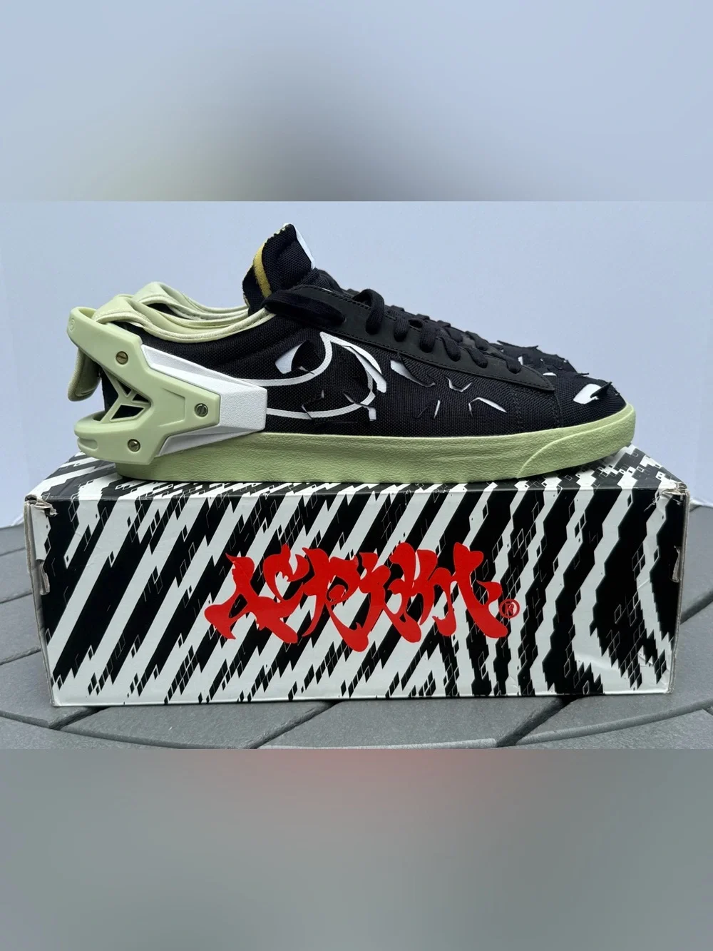 Nike Blazer Low Acronym ‘Black Olive Aura’